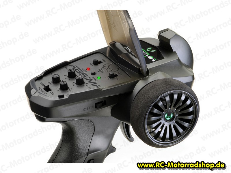 ABS-2000010: 4-Kanal Fernsteuerung "CR4SV2" 2.4GHz inkl. Empfänger ABS-2000010